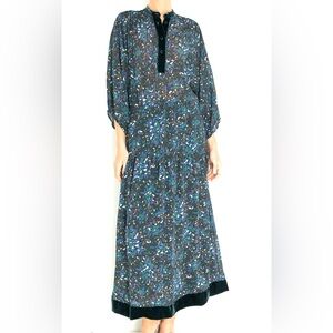 Warm Primroses maxi Dress